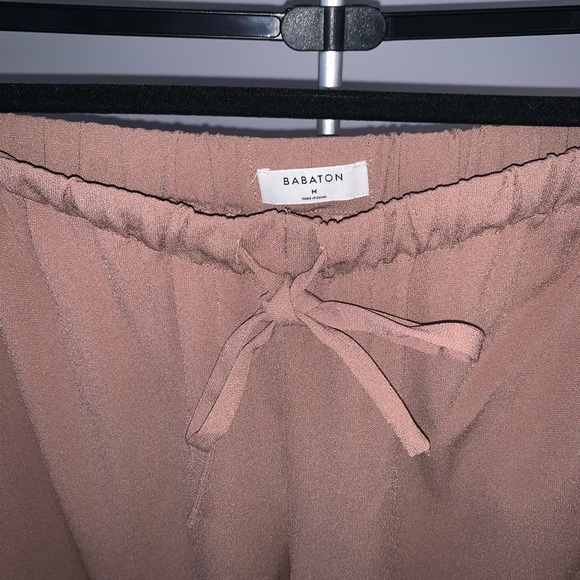 Babaton Crepe Tan Tie Waist Pant - Picture 6 of 9